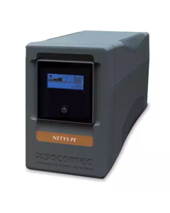 UPS Socomec NeTYS PE 1500VA/900W 230V 50/60Hz AVR, Step wave, LCD displej, RJ45, 1xUSB