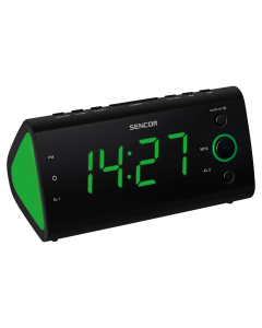 Fm radio sa digitalnim prikazom vremena SENCOR SRC 170 GN zeleni