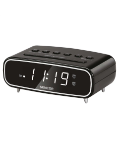 Fm radio sa digitalnim prikazom vremena SENCOR SRC 2600 B crni