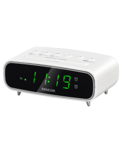 Fm radio sa digitalnim prikazom vremena SENCOR SRC 2600 W beli