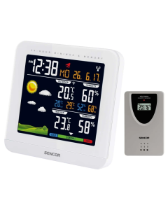 Smart meteorološka stanica SENCOR SWS 5600 bela