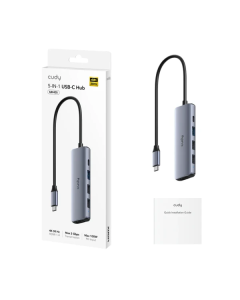 Adapter-konverter Cudy UH405 USB Tip C 1xUSB-A 3.0/2xUSB-A 2.0/HDMI