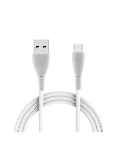 MOXOM USB data kabl CC-63 FAST Type C 1m, bela