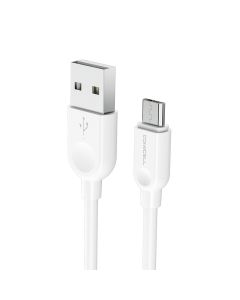 COMICELL USB data kabl Superior CO-BX14 2.4A Micro USB 1m, bela - U1990