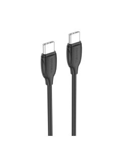 COMICELL USB data kabl Superior CO-BX19 Fast 60W 3A Type C na Type C 1m, crna - U2004