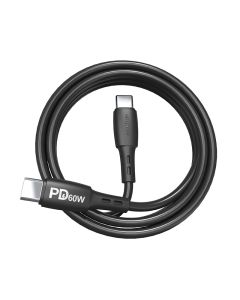 MOXOM USB data kabal MX-CB135 PD 60W Type-C na Type-C 2m, crna - U2030