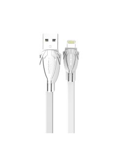 MOXOM USB data kabl MX-CB32 2.4A Lightning 1m, bela - U2061