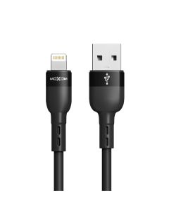 MOXOM USB data kabl MX-CB184 3A Lightning 1m, crna - U2062