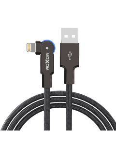 MOXOM USB data kabal MX-CB210 180 Rotation 3A lightning 1.2m, crna - U2064
