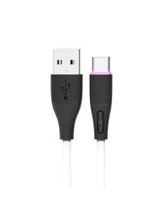 MOXOM USB data kabl MX-CB169 3A Type C 1m, bela - U2066