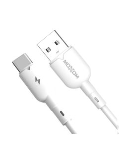 MOXOM USB data kabl MX-CB183 3A Type C 1m, bela - U2067