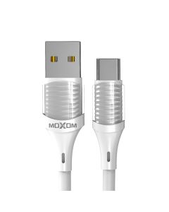 MOXOM USB data kabal MX-CB109 3A Type C 1m, bela