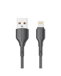 LDNIO USB data kabal LS851 Lightning 1m, crna - U2090