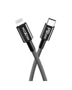 MOXOM USB data kabl MX-CB136 PD 30W Type-C na Lightning 1m, crna - U2092