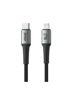 SUPERIOR USB data kabal SU-K101 pleteni 27W 3A Type C na Lightning 1m, crna - U2104