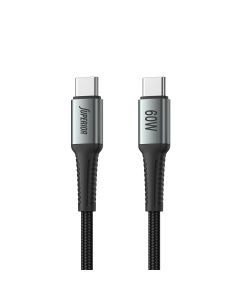 SUPERIOR USB data kabal SU-K102 pleteni Fast 60W 3A Type C na Type C 1m, crna - U2105