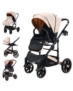BBO Kolica za bebe Megamove, krem - U8LATTE