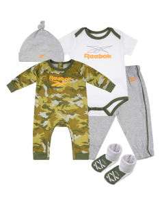 REEBOK poklon set za novorođene bebe, zeleni - U9678RB3M