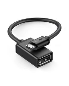 UGREEN OTG kabl, niklovan, 15cm, crna - 1630108