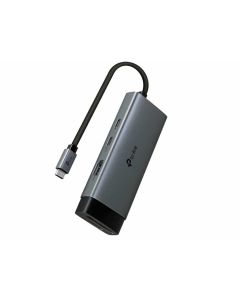 TP LINK Hub TP-LINK USB Type-C 7-Port Hub/1USB-C /1 HDMI 4K 60Hz Port,1 × USB-C PD 100W Port,1 × SD