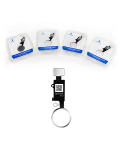 Univerzalno home dugme + flet za IPhone 7/7 Plus/8 /8 Plus JC belo - E2348