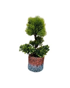 DEKOR DOM Cvet u saksiji - Bonsai Needles - 024268
