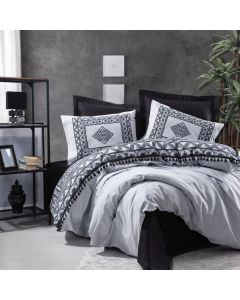 DEKOR DOM Komplet posteljina CB Ranforce double Candy, Degno Siyah - 039534