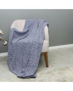 DEKOR DOM Frotir prekrivač STONE 200x210 - JEANS - 024543