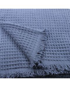 DEKOR DOM Prekrivač SOFT VAFEL 160x220cm Jeans - 024551