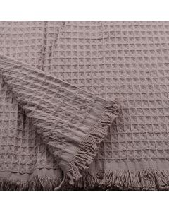 DEKOR DOM Prekrivač SOFT VAFEL 160x220cm Light brown - 024552