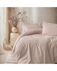 DEKOR DOM Posteljina CB RANFORCE DOUBLE - Plain Line - PUDRA