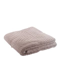 DEKOR DOM Frotir prekrivač CUBE 145x200 - OPAL GREY - 26