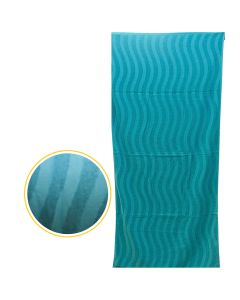 DEKOR DOM Plažni peškir BEACH MASTER - 70x150 - WAVE Turquoise