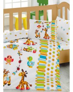 DEKOR DOM Posteljina CB BABY LINE - OYUN BAHCESI TURKUAZ