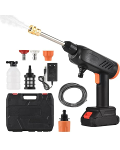 AKU Pištolj / Perač pod pritiskom sa dve baterije, u koferu