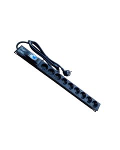 MAXPRO LINE Produžni kabl PDU/9-Way (1P 16A), 2m, sa osiguračem