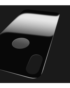 Usams 3D Glass Film (zadnje) 0.33mm US-BH375 iPhone X crno - IXMBH37501
