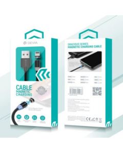 DEVIA Kabl USB Gracious Series Magnetic Cable Type C, crna - 269-1-1