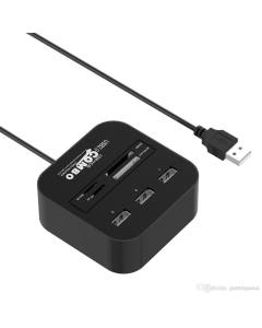 USB HUB i čitač kartica 2u1 JWD-U35 - 88930