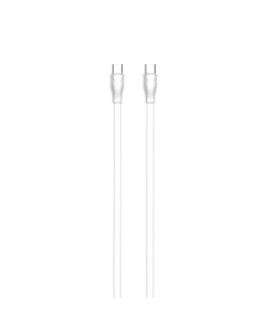 Kabel LDNIO LC132-C 65W Type-C na Type-C beli 2m - 600656