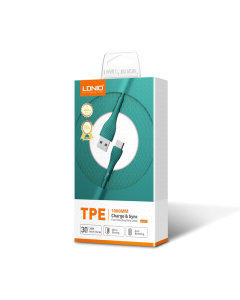 Kabel LDNIO LS671 USB na Type-C sivi 1m - 600647