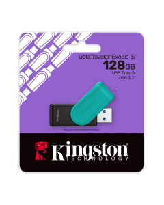 USB Kingston 128GB USB Flash Drive, USB 3.2 Gen.1, DataTraveler Exodia S