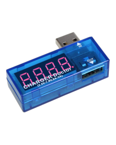USB tester napajanja sa LED prikazom ugaoni