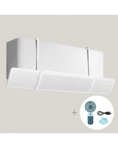 Ručni ventilator + Usmerivač vazduha za klima uređaje na kačenje