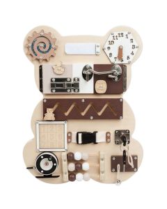 Montesori drvena tabla za motoriku Medved KINDER HOME