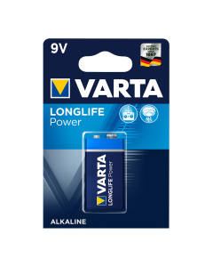 Varta Longlife Power 6LR61 9V alkalna baterija - AG18165