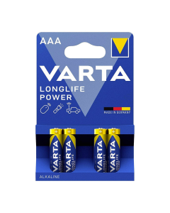 Varta Longlife Power LR03 1.5V alkalna baterija pakovanje 4 kom - AG22625