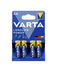 Varta Longlife Power LR6 1.5V alkalna baterija pakovanje 4 kom - AG22781