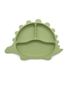 VOLIBABY Tanjir silikonski Stegosaurus vakum - VB00980_zelena