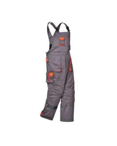 MONSUN Radne pantalone postavljene tr Contrast , siva/narandžasta - 54894L